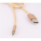 Vorson VC-028 Type-C USB Örgülü Şarj & Data Kablosu - Altın Sarısı