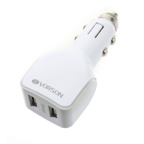 Vorson VCC-005 2.4A Smart Dual USB Port Araç Şarj Cihazı