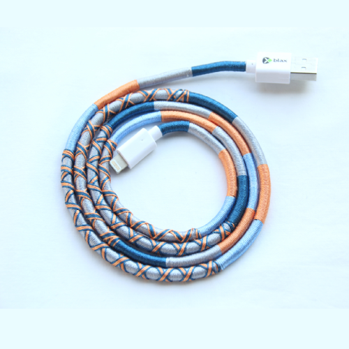 Vorson El Yapımı Lotus Lightning 1mt Şarj & USB Kablosu